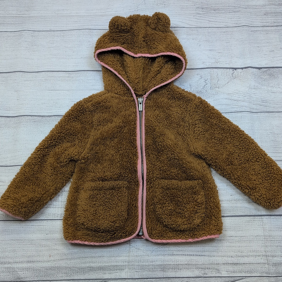 2T Old Navy Fuzzy Critter Jacket - Picture 1 of 6